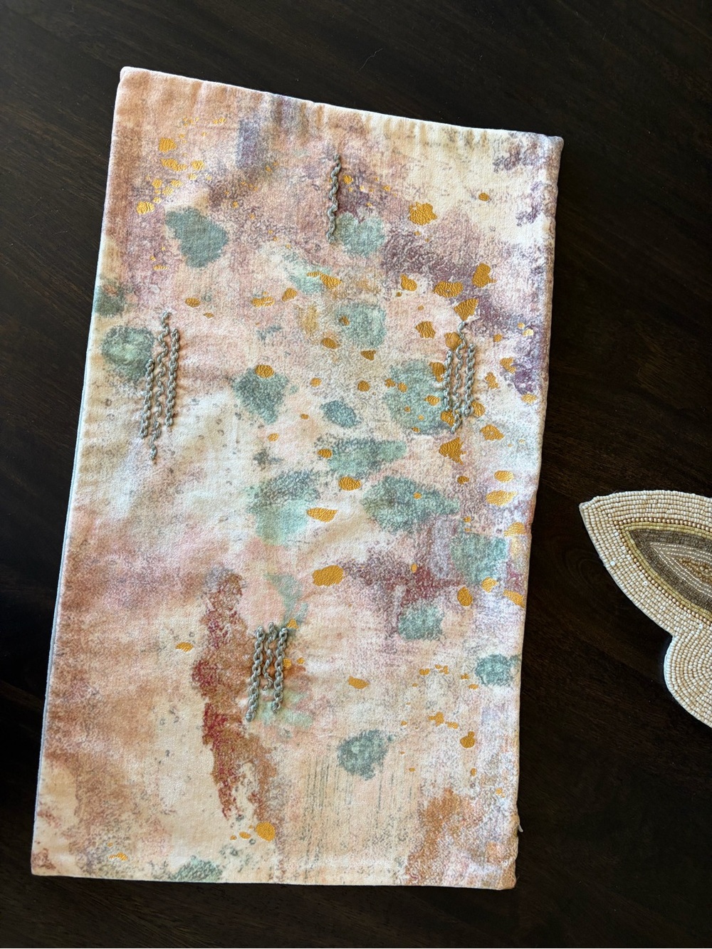 Decorative pillow covers  - Gold Accent, gold/teal/blush